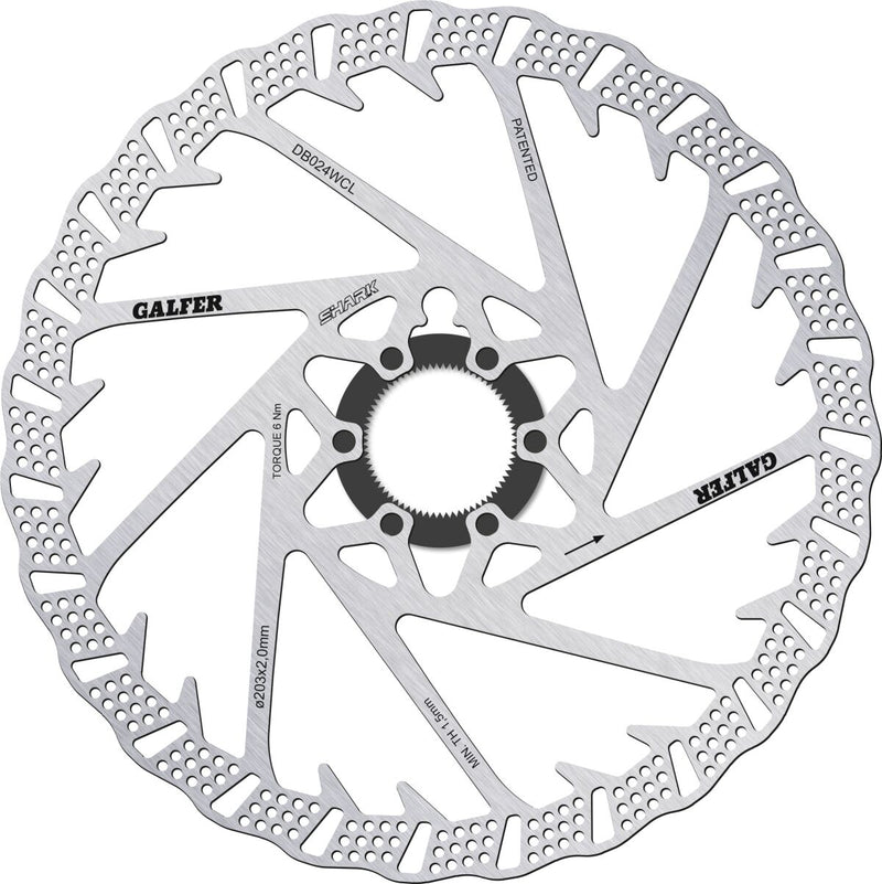 Fixed Disc Shark® Center-Lock - 203 X 2.0 MM