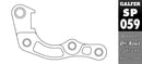Brake Caliper Relocation Bracket Black For Honda CRF 110 F - 270 MM