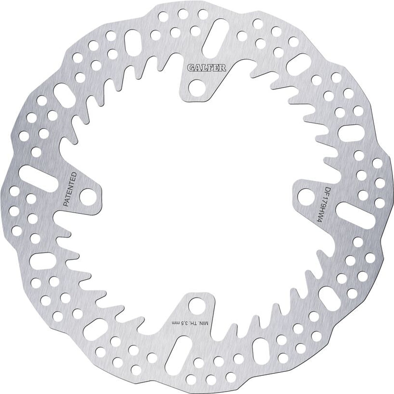 Brake Rotor Shark Fixed Silver For Kawasaki KLX 450 R - 240 MM