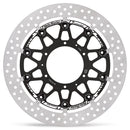 HALO Series T-Floater Brake Rotor Black / Stainless Steel For Honda CB 1000 R 2008-2016 - 94.2 MM