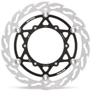 Oversize (OS) Front Flame Disc Black / Stainless Steel For Ducati DESMO 450 EDX 2026 - 280 MM