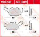 All Round Sintered Metal Brake Pads For Buell M2 1999-2002 - 39.9 MM