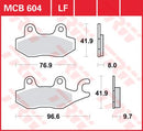 All Round Sintered Metal Brake Pads For Cagiva CANYON 500 1998-2005 - 41.9 MM