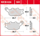 All Round Sintered Metal Brake Pads For Honda CB 1000 F 1993-1996 - 40.0 MM
