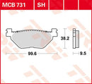 All Round Sintered Metal Brake Pads For Hyosung GV 650 2005 - 99.6 MM