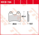 All Round Sintered Metal Brake Pads For Beta EVO 125 2009-2021