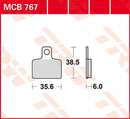 All Round Sintered Metal Brake Pads For Beta MINITRIAL 50 2009-2012 - 38.5 MM