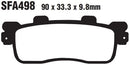 SFA Series Organic Scooter Brake Pads | Vendor No SFA498