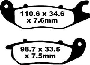 SFA Series Organic Scooter Brake Pads | Vendor No SFA375