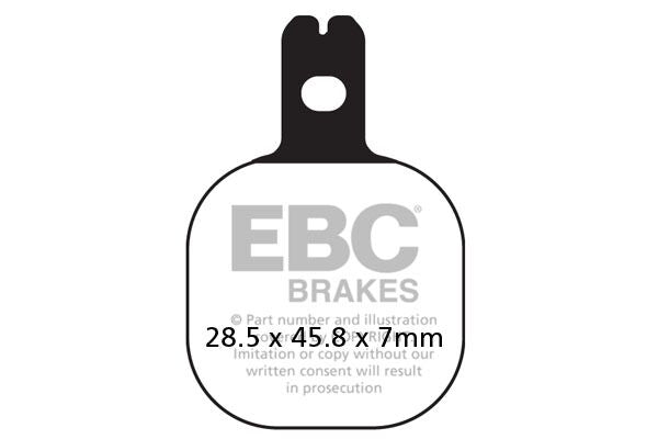 FA Series Organic Brake Pads | Vendor No FA184