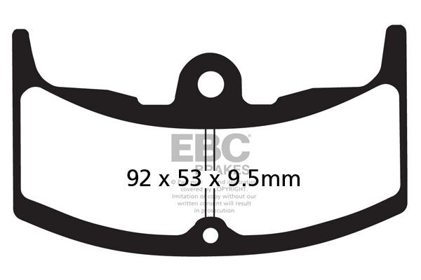 FA Series Organic Brake Pads | Vendor No FA080/2