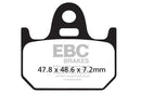 Brake Pad FA Series Organic For Yamaha TZ 250 1989-2008