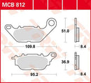 All Round Sintered Metal Brake Pads For Yamaha GPD 125 ABS 2018-2023