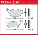All Round Sintered Metal Brake Pads For Honda CB 500 F 2013-2017 - 86.1 MM