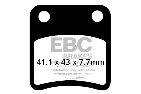 SFA Series Organic Scooter Brake Pads | Vendor No SFA257