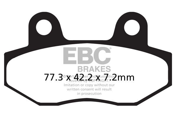 SFAC Carbon Series Scooter Brake Pads | Vendor No SFAC086