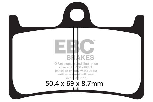 SFAC Carbon Series Scooter Brake Pads | Vendor No SFAC252