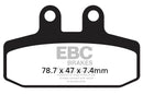 SFAC Carbon Series Scooter Brake Pads | Vendor No SFAC256