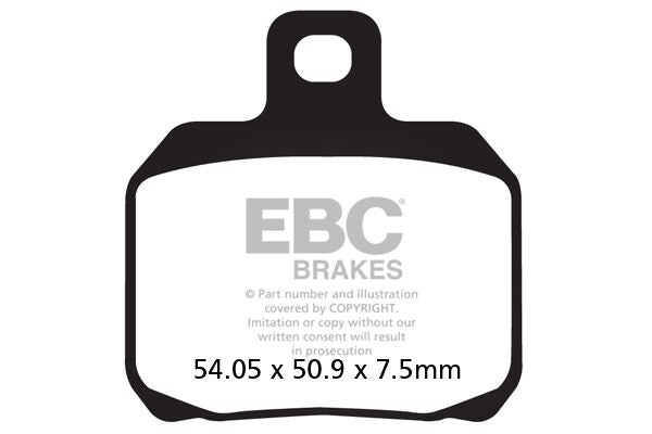 SFAC Carbon Series Scooter Brake Pads | Vendor No SFAC266