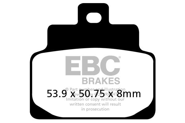 SFAC Carbon Series Scooter Brake Pads | Vendor No SFAC301