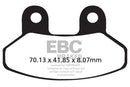 SFAC Carbon Series Scooter Brake Pads | Vendor No SFAC306