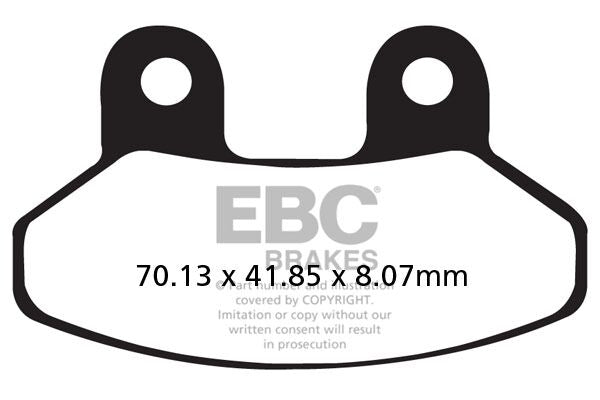 SFAC Carbon Series Scooter Brake Pads | Vendor No SFAC306