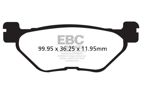 SFAC Carbon Series Scooter Brake Pads | Vendor No SFAC319
