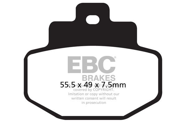 SFAC Carbon Series Scooter Brake Pads | Vendor No SFAC321
