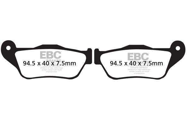 SFAC Carbon Series Scooter Brake Pads | Vendor No SFAC430