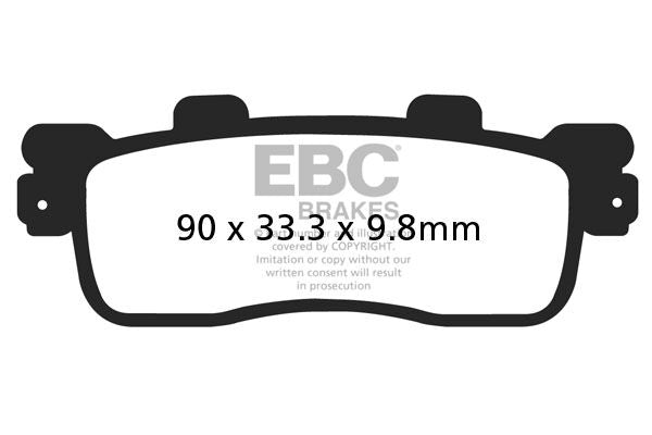SFAC Carbon Series Scooter Brake Pads | Vendor No SFAC498