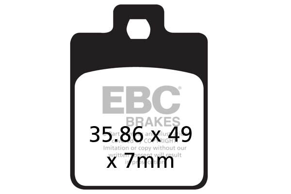 SFAC Carbon Series Scooter Brake Pads | Vendor No SFAC260
