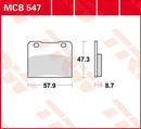 Brake Pad Allround Organic Standard For Suzuki RG 250 C 1986-1988