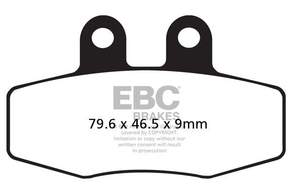 FA Series Organic Brake Pads | Vendor No FA132