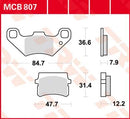 All Round Sintered Metal Brake Pads For PGO BUGRIDER 150 2006-2010