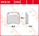 Brake Pad Crq Hyper-Carbon Racing
