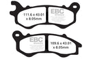 SFAC Carbon Series Scooter Brake Pads | Vendor No SFAC603