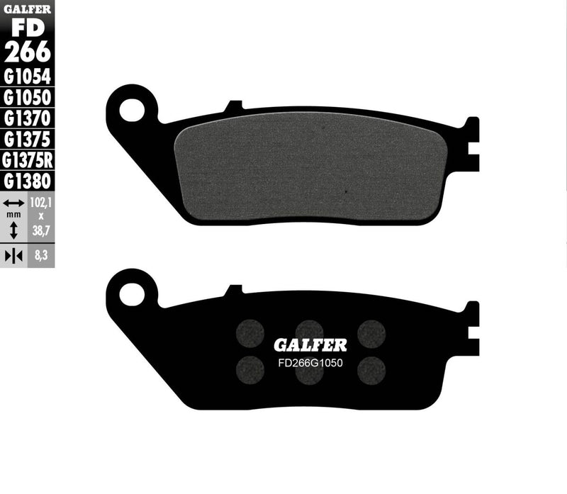 Brake Pad Orcanic For Benelli Imperiale 400 ABS - 102 MM