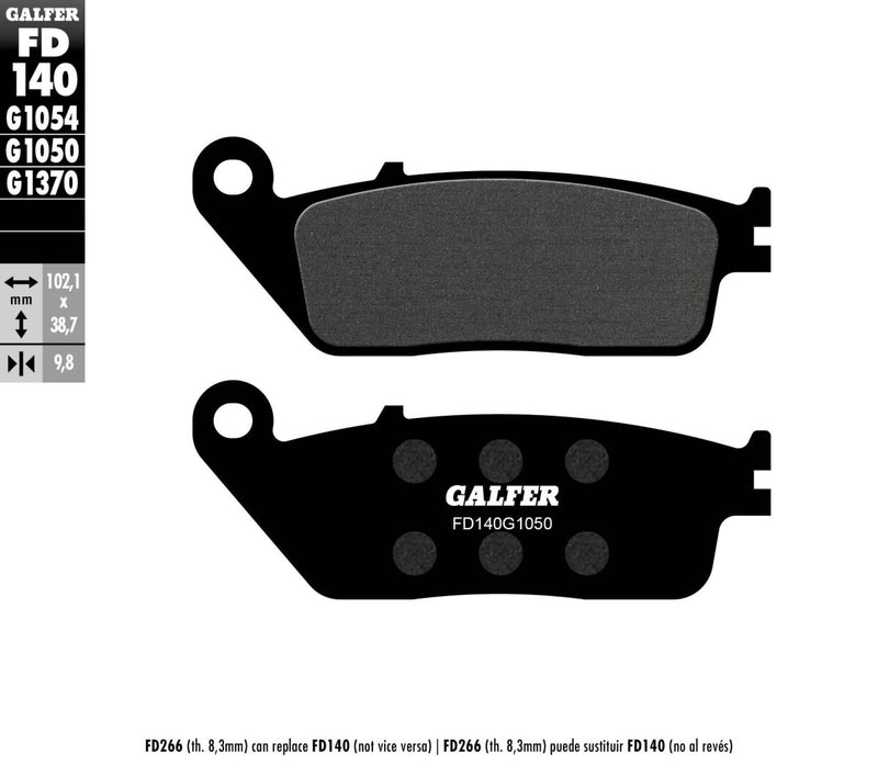 Brake Pad Orcanic For Buell Blast - 102.1 MM