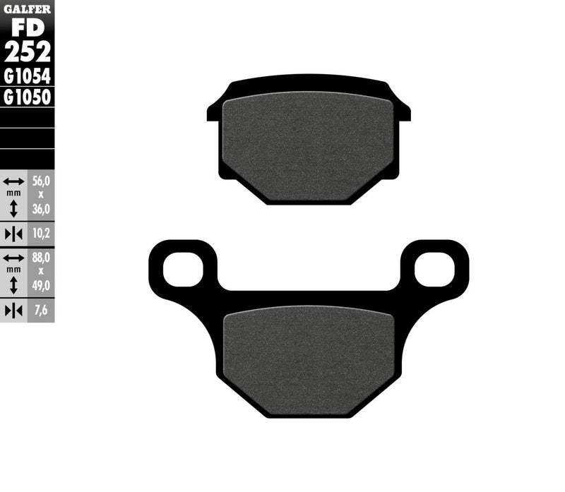 Brake Pad Orcanic For AJP PR4 125