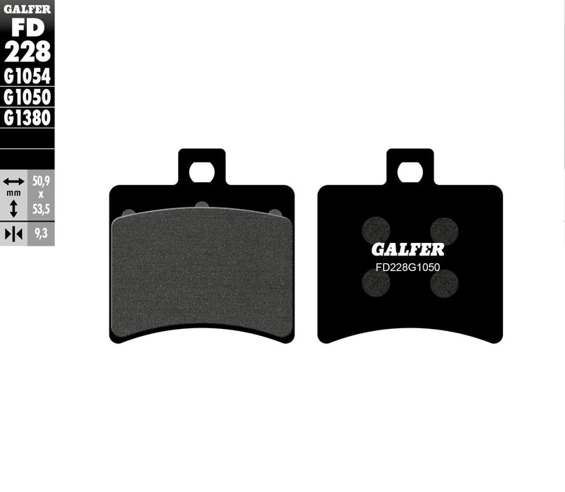 Brake Pad Orcanic For Aprilia Atlantic 125 - 50.90 MM