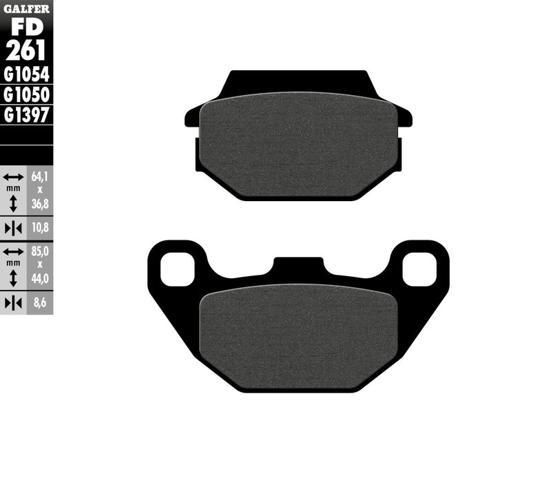 Brake Pad Orcanic For Kymco Agility 125