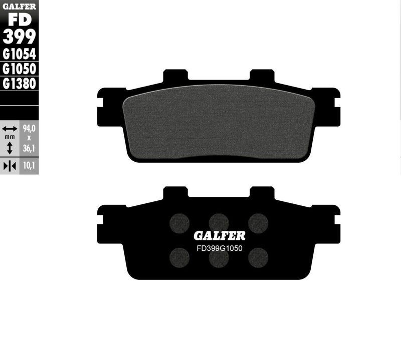 Brake Pad Orcanic For Daelim S3 125 FI - 94.0 MM