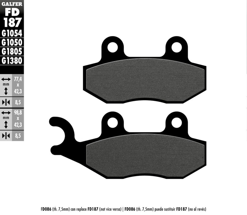 Brake Pad Orcanic For Aeon Urban 125