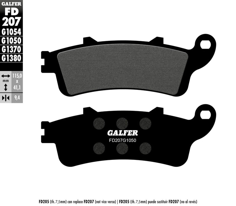 Brake Pad Orcanic For Honda CB 1100 SF - 115.0 MM
