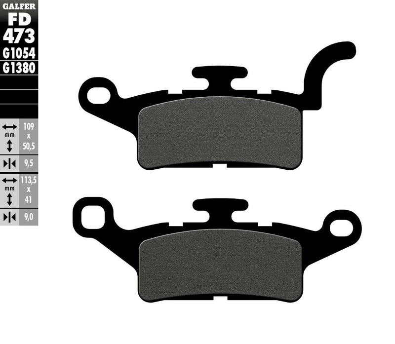 Semi-Metallic Brake Pads For Yamaha HW 125
