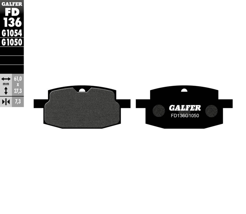 Brake Pad Orcanic For Italjet PISTA 50 - 61 MM