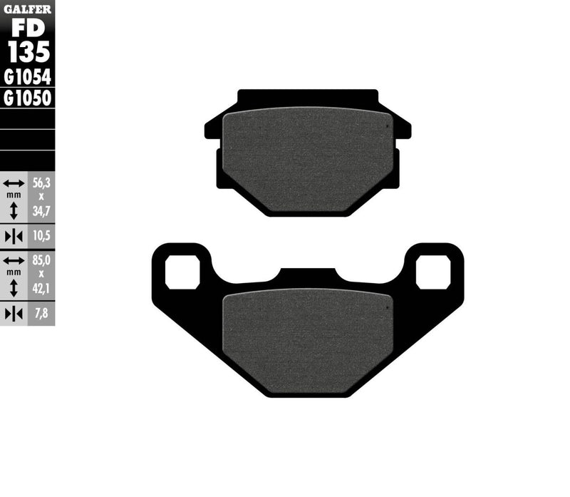 Brake Pad Orcanic For Aprilia MX 125