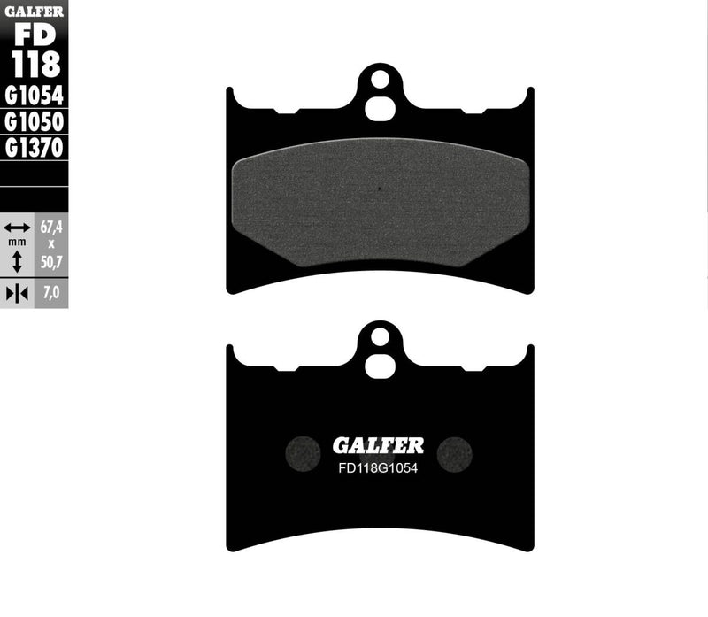 Semi-Metallic Brake Pads For Aprilia AF1 125