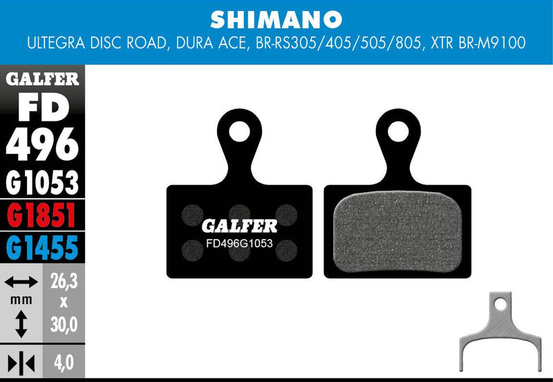 G1053 Standard Brake Pads For Shimano BR-RS305