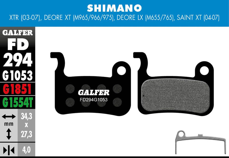 G1053 Standard Brake Pads For Deore LX (M655)